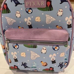 Pixar Themed Blue Backpack